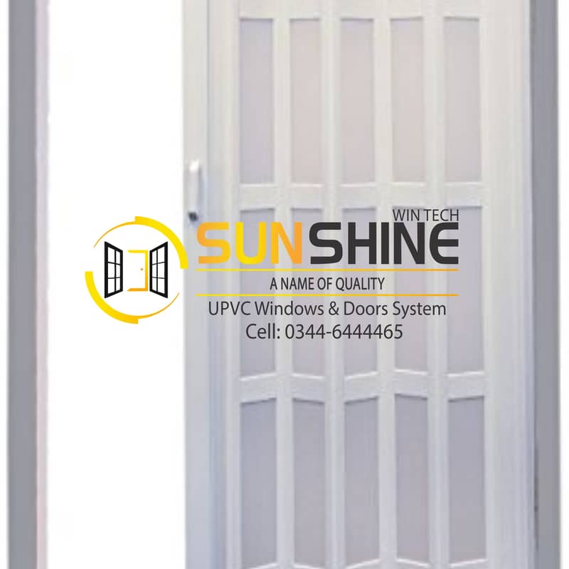 PVC Folding partition Shutter instead of alumunium and glass 11