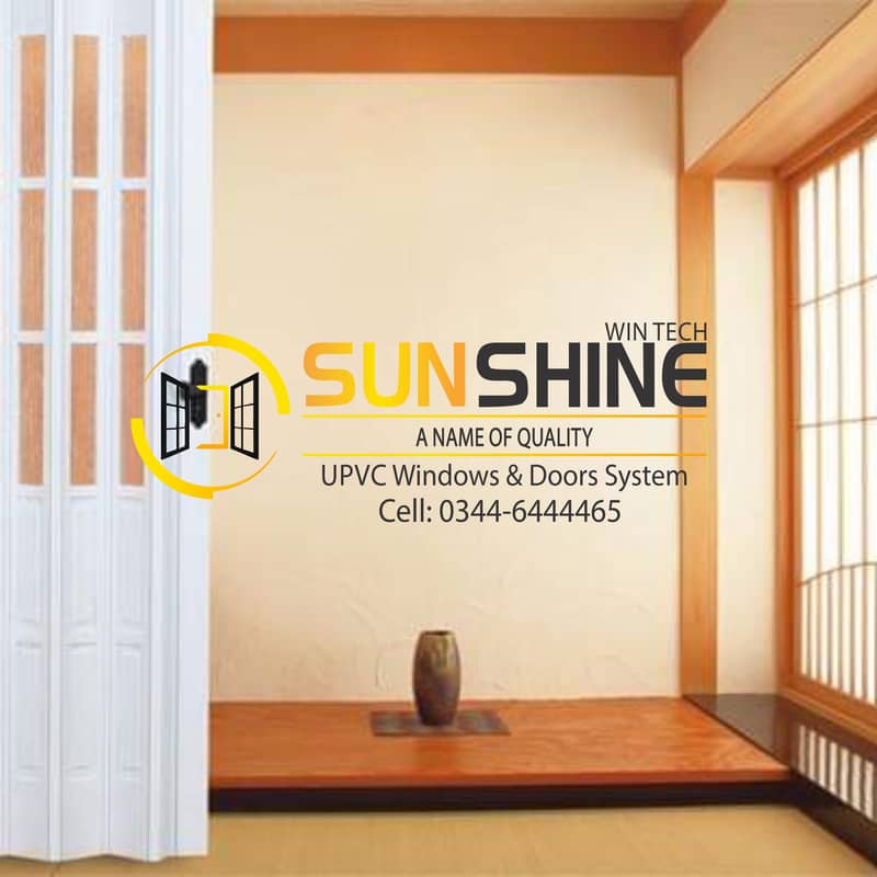 PVC Folding partition Shutter instead of alumunium and glass 16