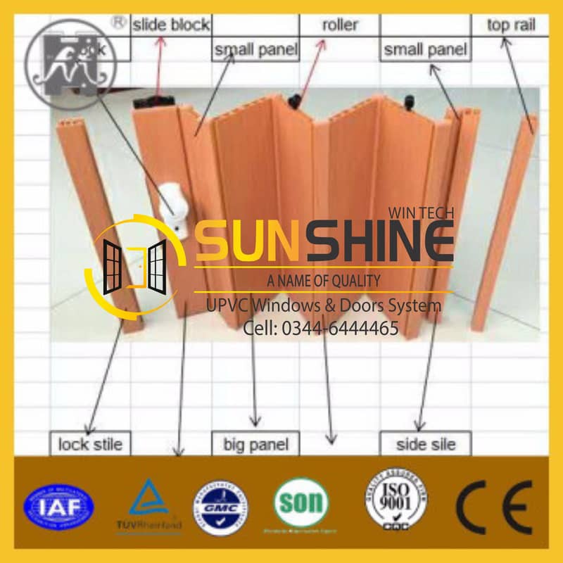 PVC Folding partition Shutter instead of alumunium and glass 17