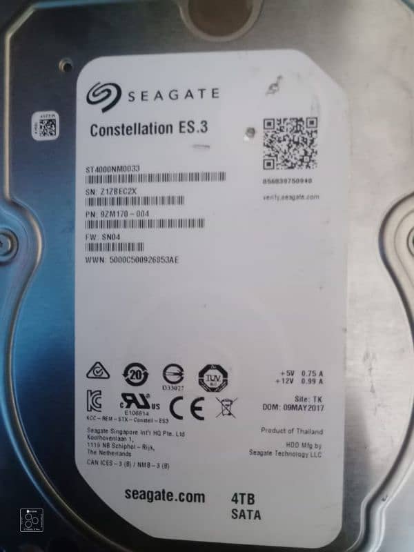 4 TB H. D 2