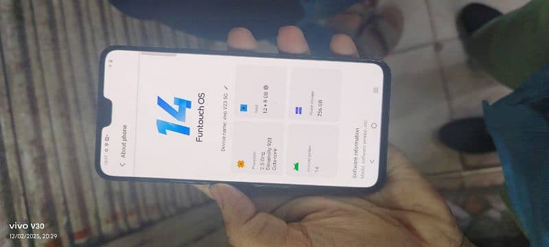 Vivo V23 5g New conditon 12GB 256GB  Seald 100% Complete saman 2