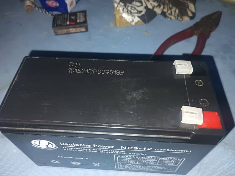 12V 9Ah Battery New condition Call Number 03118250896 1