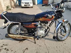 For sale Honda cg 125 2021 model lush condition completely documents