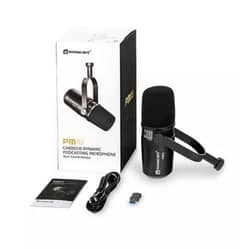 RELACART PM2 PROFESSIONAL USB OR DYNAMIC XLR MIC FOR PODCAST