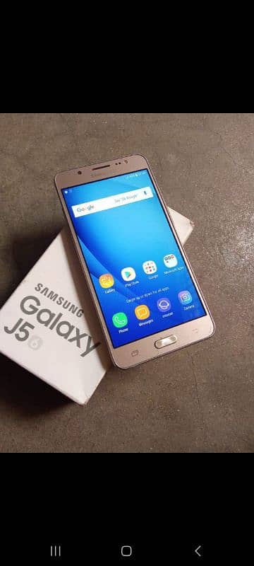 samsung j5 with box and charger pack set 0