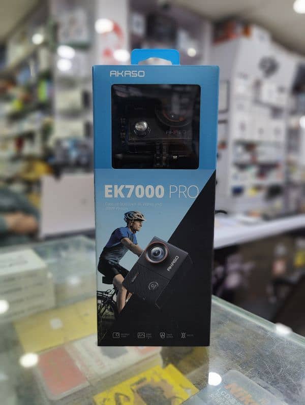 AKASO EK7000 ACTION CAM SEALD PACK UK MADE 0