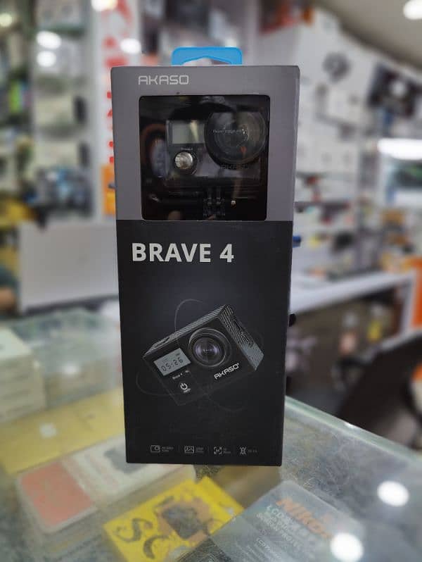 AKASO BRAVE 4 BEST ACTION CAM UK MADE 4K VIDEO 0