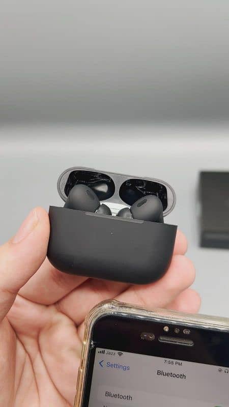 BLACK BEAUTIFUL AIRPODS (WATERPROOF) IN BUDGET 1