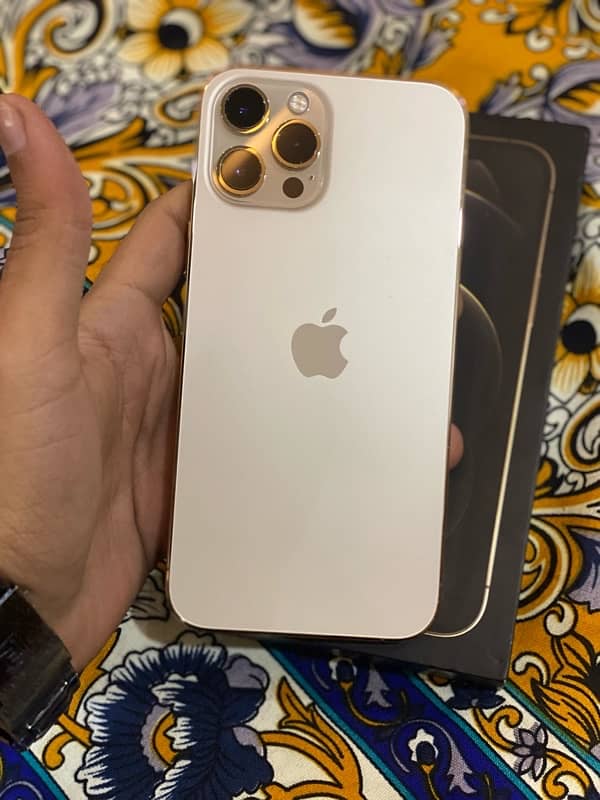 Iphone 12 pro max 128 pta approved with box 0