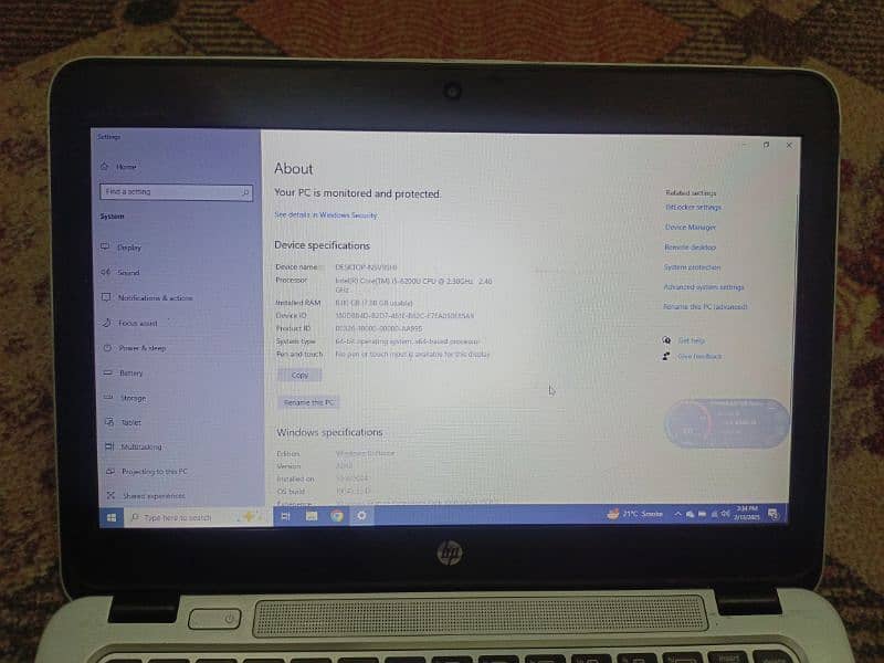 Laptop HP EliteBook 820 G3 5