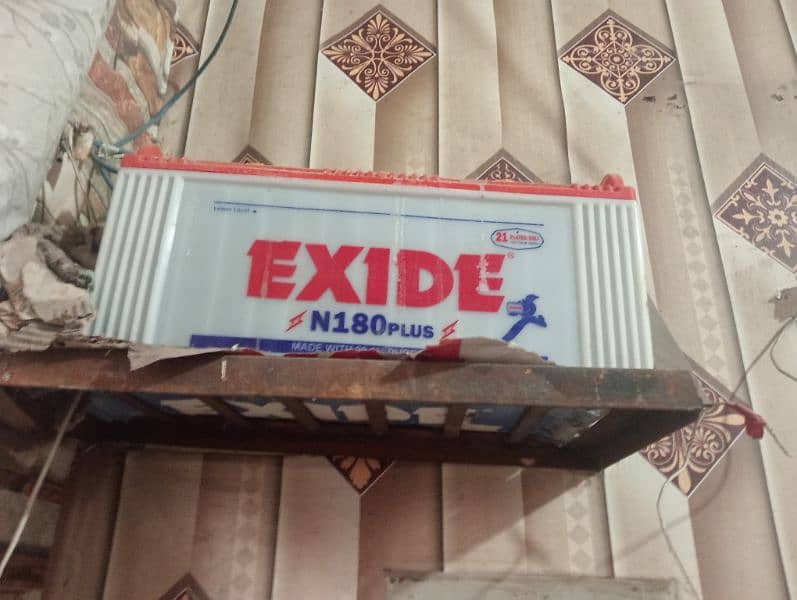 Exide Battery N 180 21 Plates 1