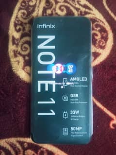 infinix note 11 AMOLED display