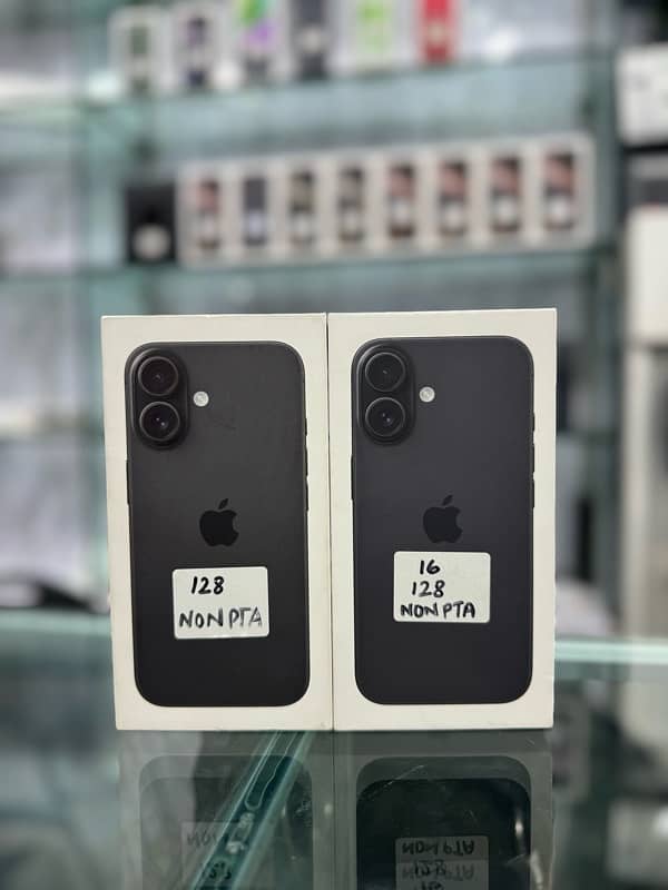 IPHONE 16 128 GB NON PTA BLACK BOX PACK 0