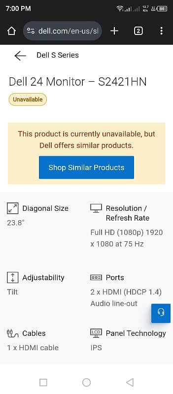 dell 24inch ips borderless monitor 2