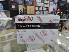 SIGMA 35MM F1.4 DG DN SEALD PACK ONE YEAR OFFICIAL WARRANTY