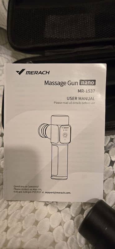 Brand new in box.  MERACH massage gun NANO . IMPORTED FROM USA 2