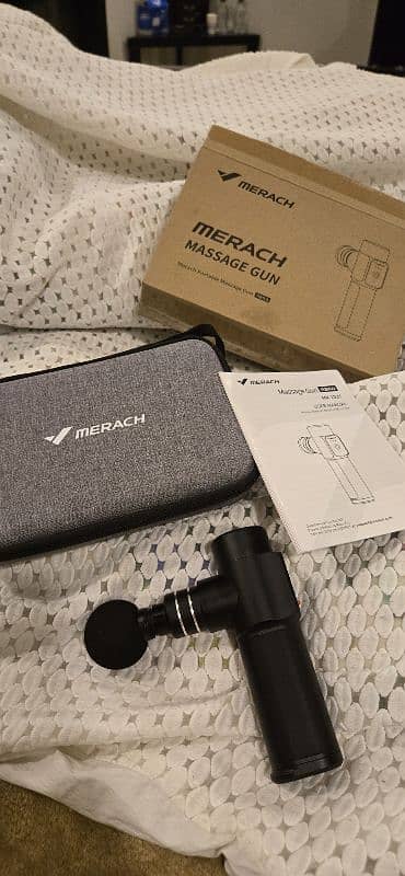 Brand new in box.  MERACH massage gun NANO . IMPORTED FROM USA 6