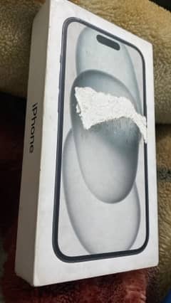 iphone 15 with box and cable