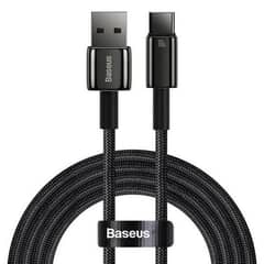 Baseus Tungsten Gold  USB to Type-C 100W Charging Cable