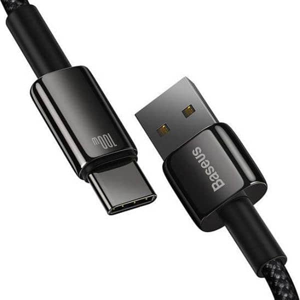 Baseus Tungsten Gold  USB to Type-C 100W Charging Cable 4