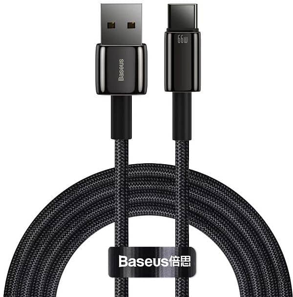 Baseus Tungsten Gold  USB to Type-C 66W Charging Cable 0