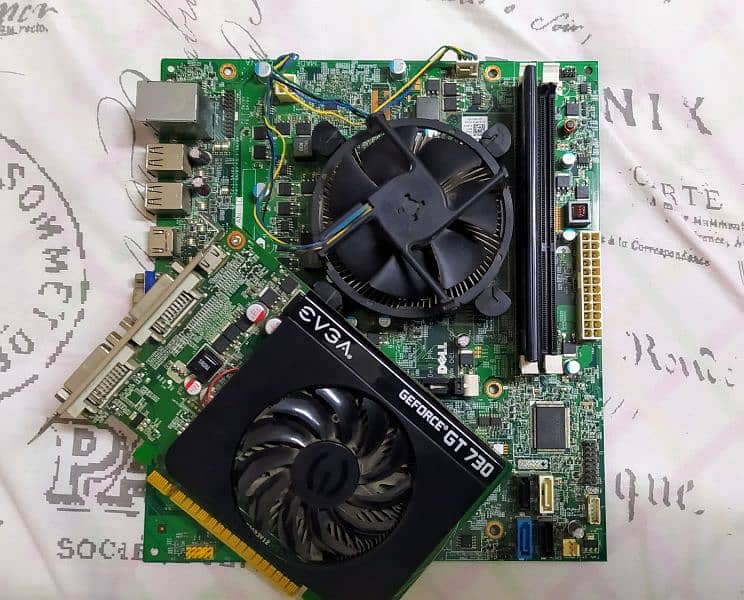 Combo Dell Motherboard 3rd Gen i5 3470 4GB RAM Nvidia GT 730 4GB 1