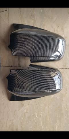 honda civic side mirror cover carbon fibers