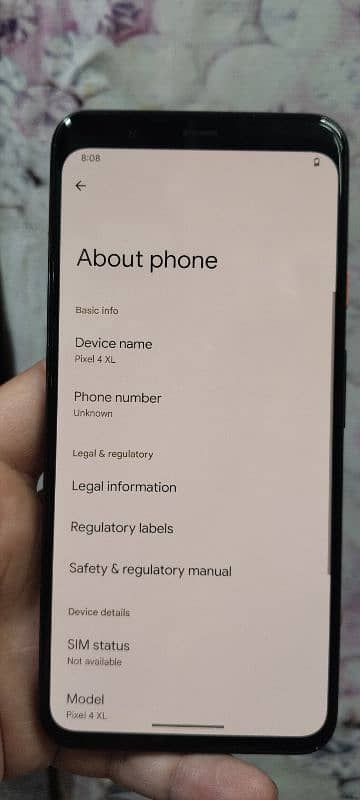 Google pixel 4XL condition 10 by 9.5 1