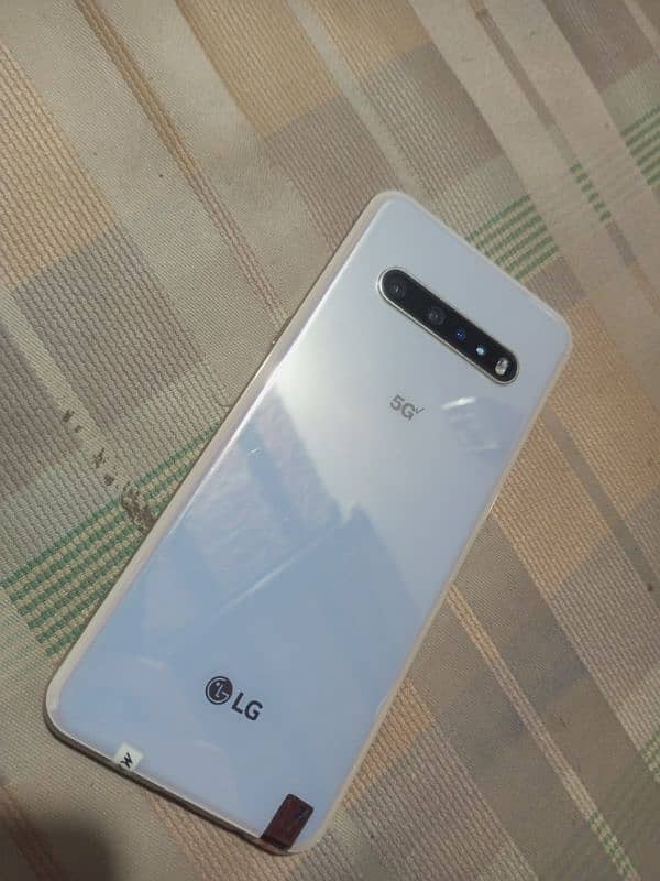 LG V60 thinQ 5G mobile sale in low budget With back cover and charger 2