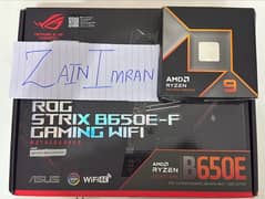 amd ryzen 9900x asus stirix b650ef