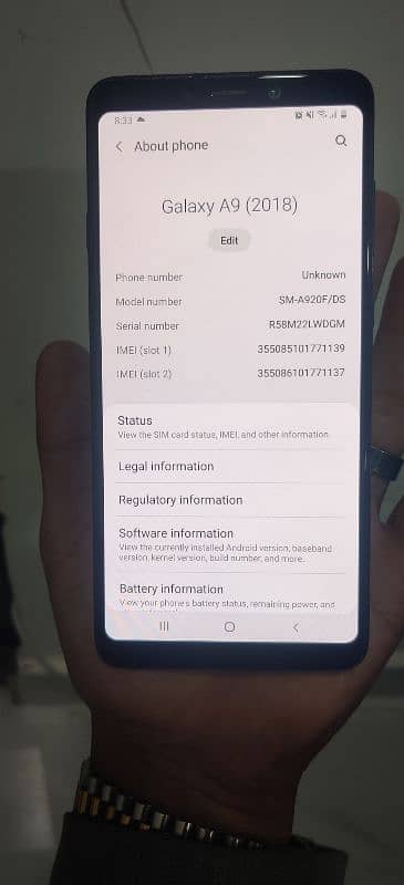 Samsung A9 A920 Original phone 1