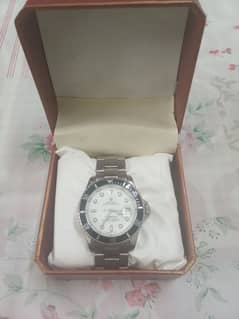 Rolex Submariner automatic watch with box rotating bezel