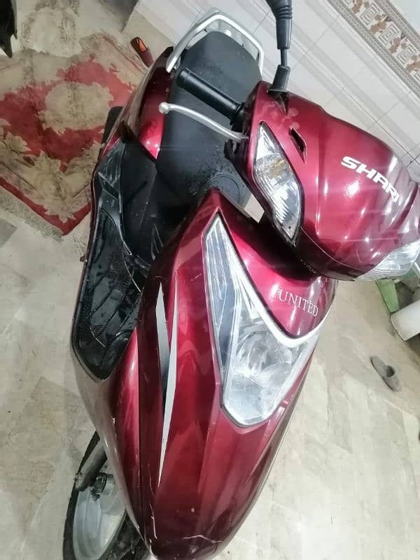 United Scooty 2020 model automatic self start new condition 6k kms 0