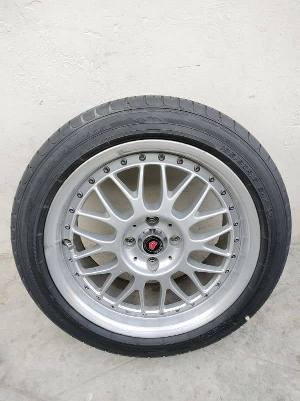 BBS Alloy rims with Tyres 16 Size (Staggered setup) 2