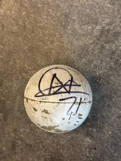 Nassem shah signed ball