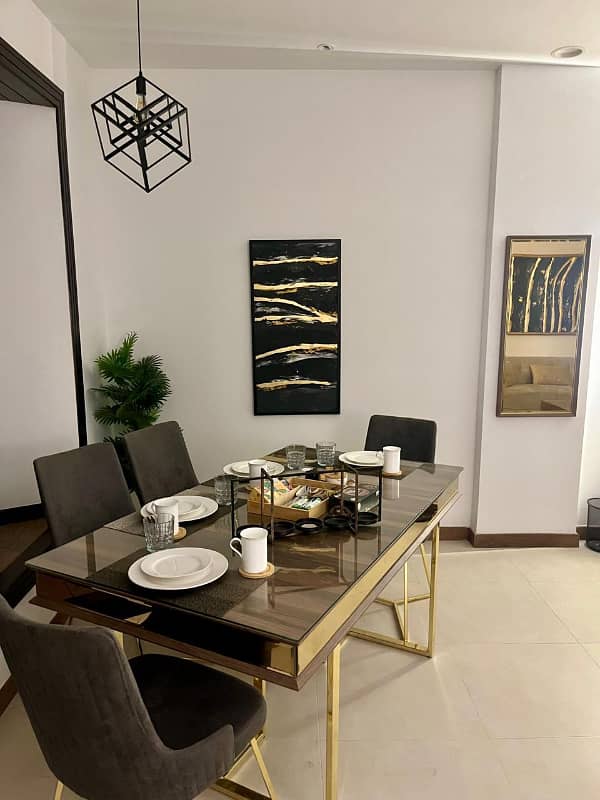 Luxury 1 Bed Furnished apartment availabel for rent Penta square mall Dha Phase 5. 26