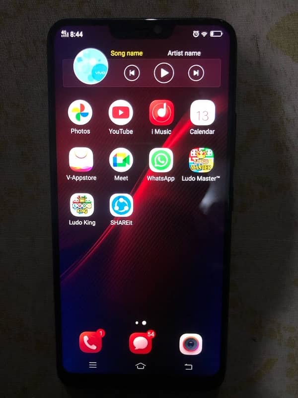 vivo y85 all ok camera finger face lock ok 64 GB kit only 1