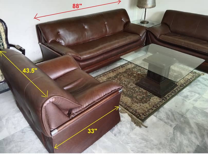 VIP Sofa Set 6 Seater (Leather) 0