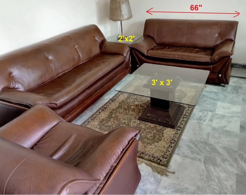 VIP Sofa Set 6 Seater (Leather) 1