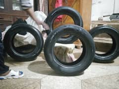 195-65-15 car 4 tyres  for sale 60 percent