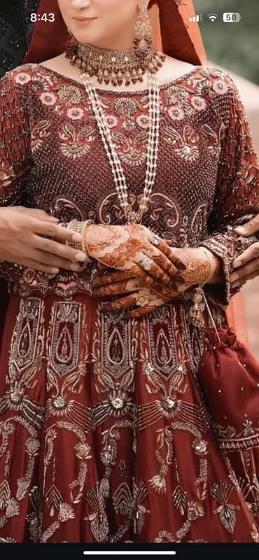 red bridal dress 3