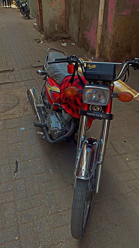 honda cg 125 2019 karachi number 3