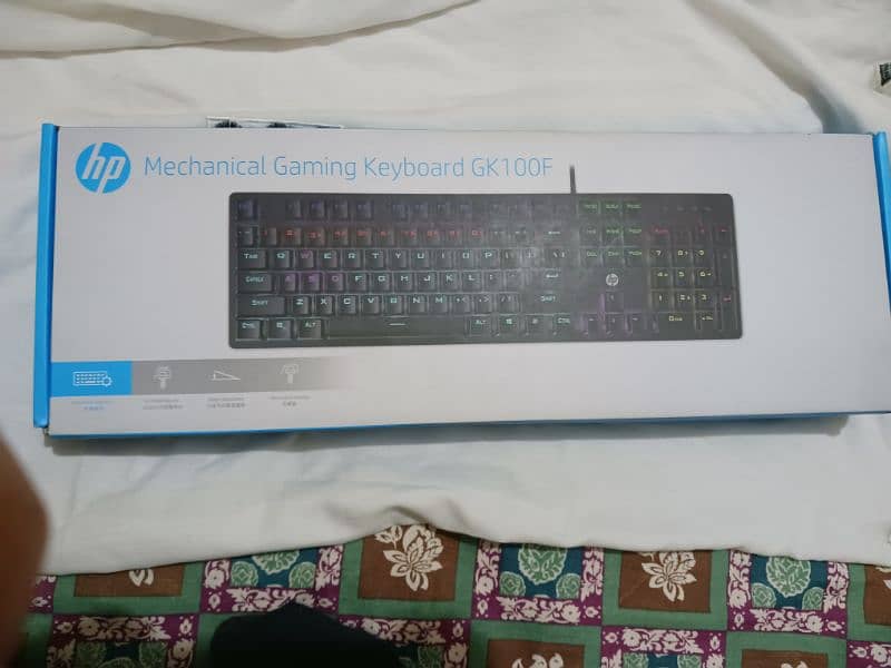 Hp Original GK100F Mechanical Gaming Keyboard Warranty Available 0