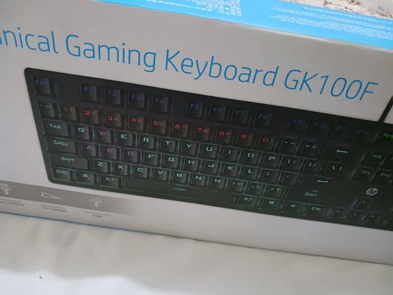 Hp Original GK100F Mechanical Gaming Keyboard Warranty Available 1