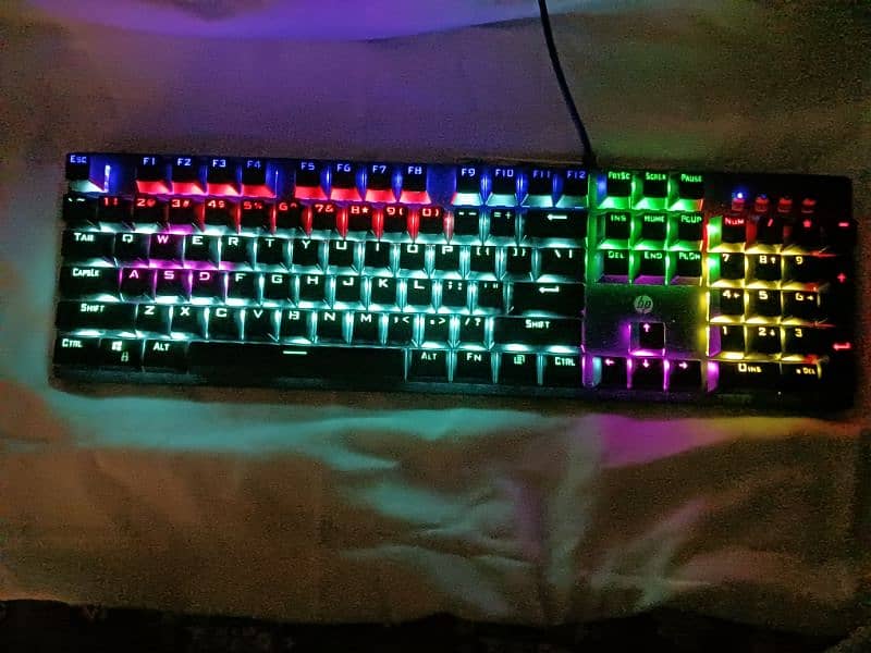 Hp Original GK100F Mechanical Gaming Keyboard Warranty Available 5