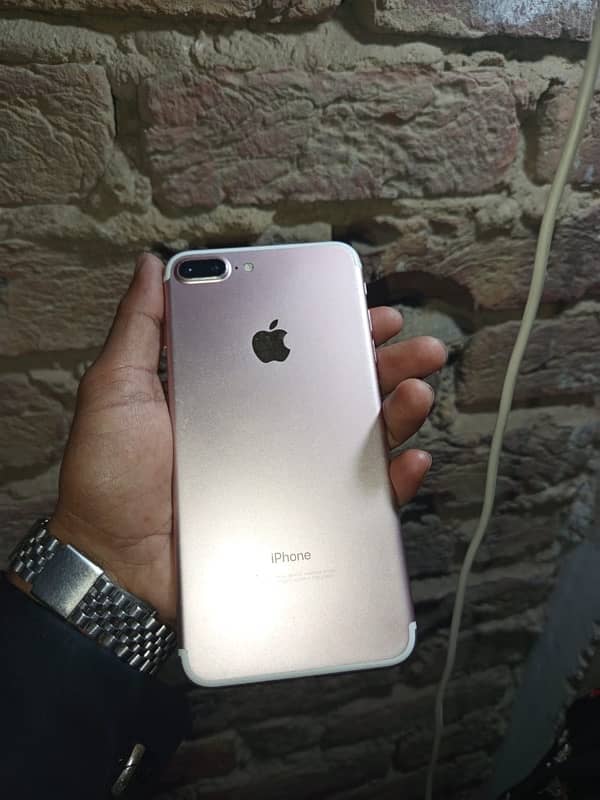 iphone 7 plus non pta 32 gb all ok finger vibrate all okey pink color 4