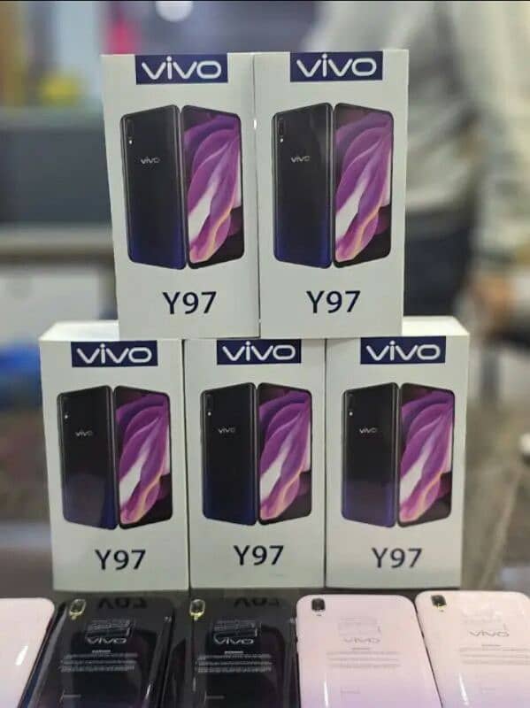 Vivo Y97 with box and charger fresh stock unused 1