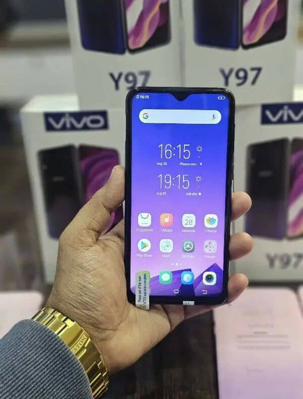 Vivo Y97 with box and charger fresh stock unused 2