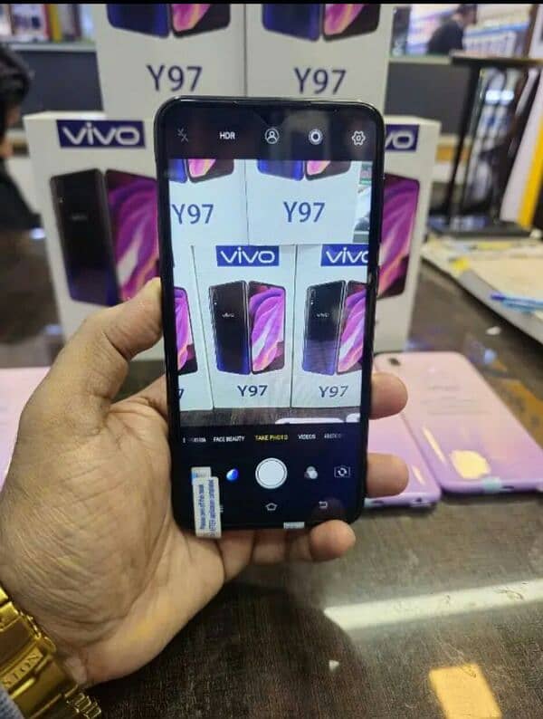 Vivo Y97 with box and charger fresh stock unused 3