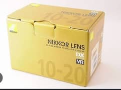 WIDE ANGLE NIKON 10-20 F3.5 5.6 LENS DX VR PINPACK